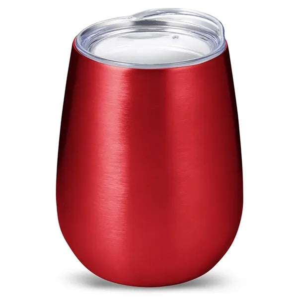 10 oz Stemless Insulated Wine Tumbler With Lid
