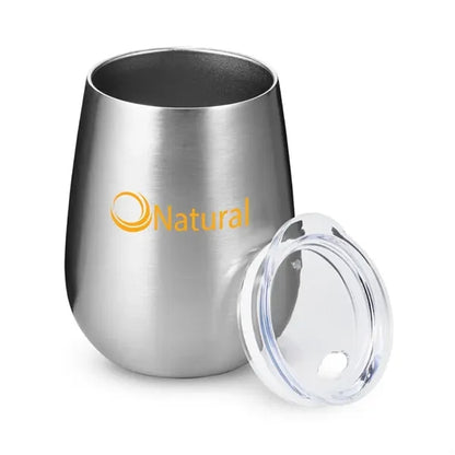10 oz Stemless Insulated Wine Tumbler With Lid
