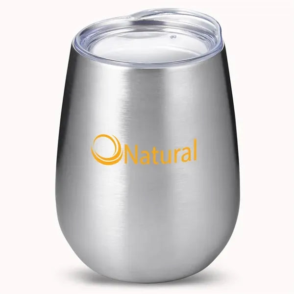 10 oz Stemless Insulated Wine Tumbler With Lid