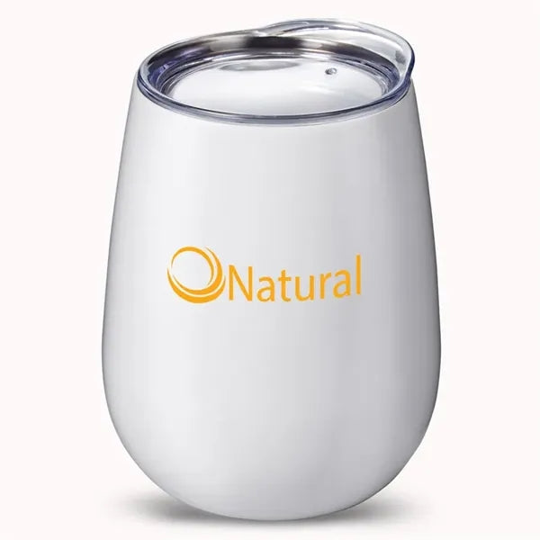 10 oz Stemless Insulated Wine Tumbler With Lid
