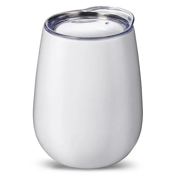 10 oz Stemless Insulated Wine Tumbler With Lid