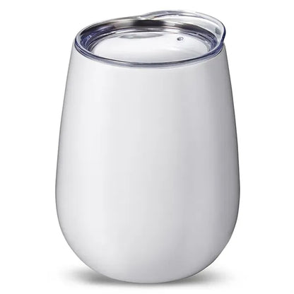 10 oz Stemless Insulated Wine Tumbler With Lid