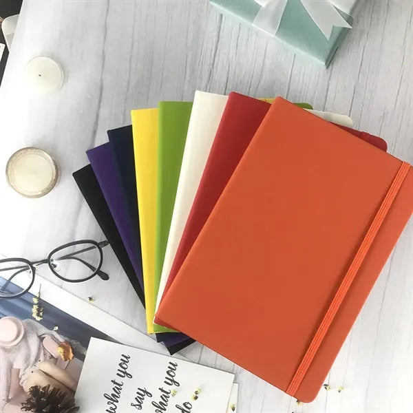 Leather Notebook with Close Strap
