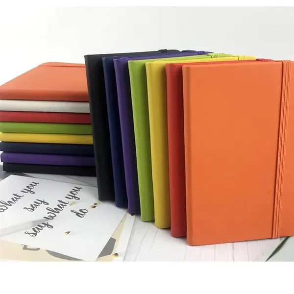 Leather Notebook with Close Strap