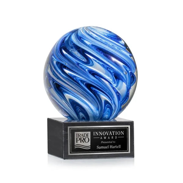 Naples Award on Square Marble Base