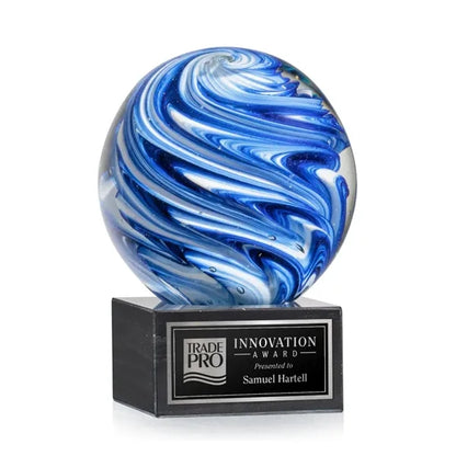 Naples Award on Square Marble Base