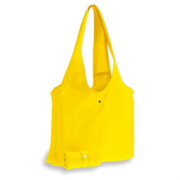 Foldable Canvas Slingbag with Snap Closure - 19"x13"x3"
