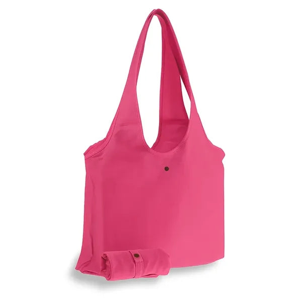 Foldable Canvas Slingbag with Snap Closure - 19"x13"x3"