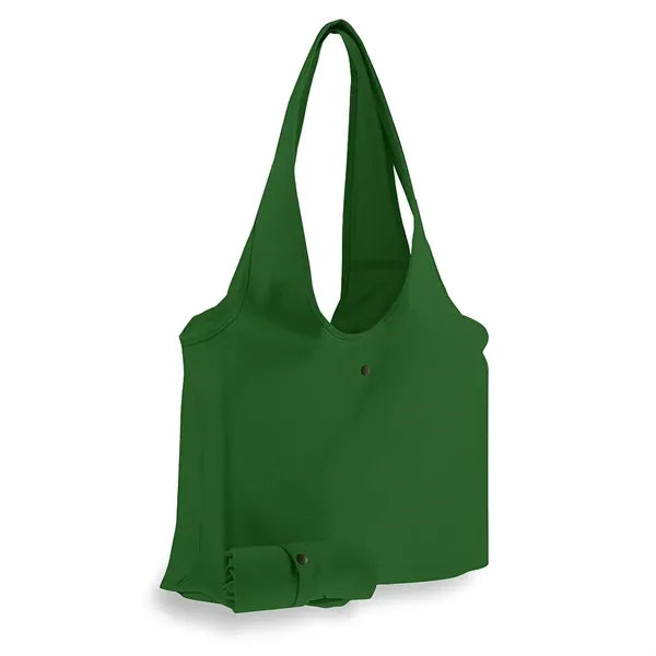 Foldable Canvas Slingbag with Snap Closure - 19"x13"x3"