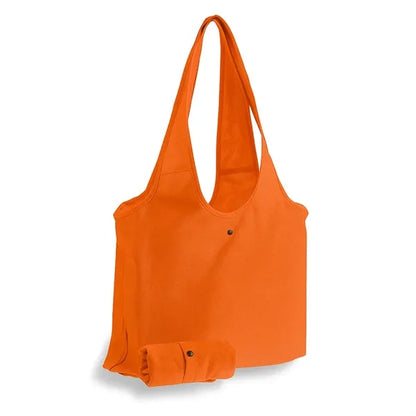 Foldable Canvas Slingbag with Snap Closure - 19"x13"x3"