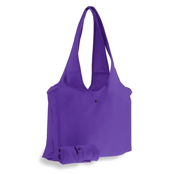 Foldable Canvas Slingbag with Snap Closure - 19"x13"x3"