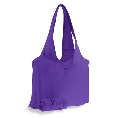 Foldable Canvas Slingbag with Snap Closure - 19"x13"x3"