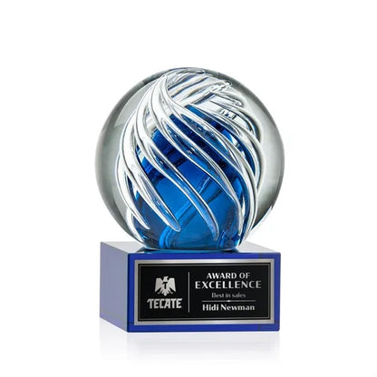 Genista Award on Hancock Base - Blue