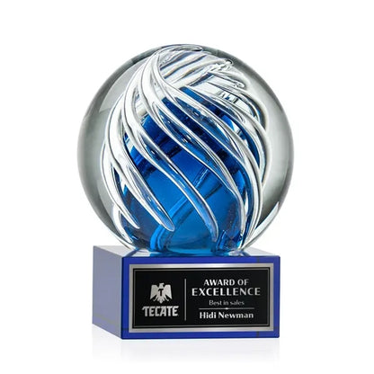 Genista Award on Hancock Base - Blue