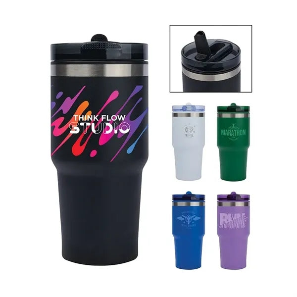 Sylvan 20 oz. Steel Outer/PP Liner Travel Tumbler