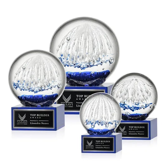Starburst Award on Hancock Base - Blue