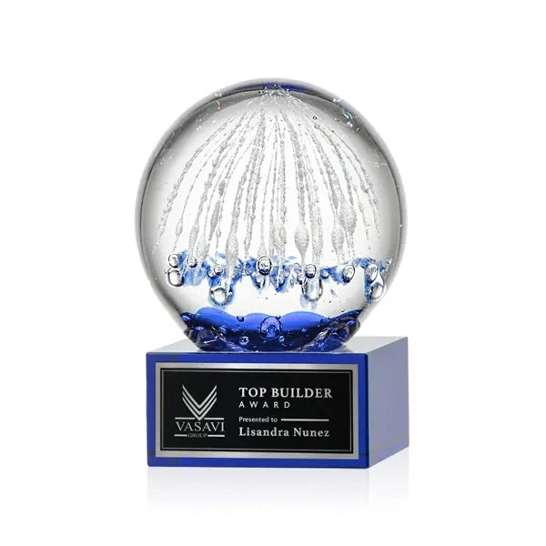 Starburst Award on Hancock Base - Blue
