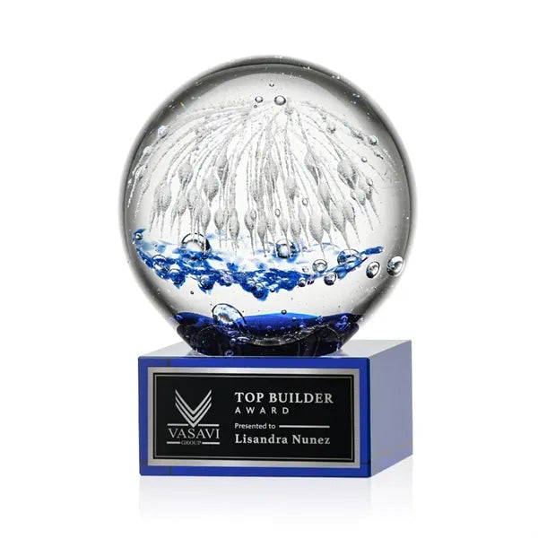 Starburst Award on Hancock Base - Blue