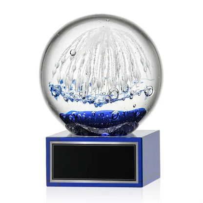 Starburst Award on Hancock Base - Blue