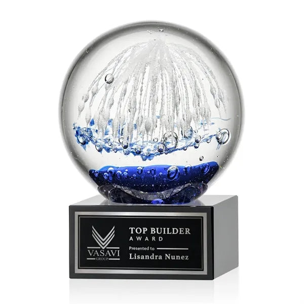 Starburst Award on Hancock Base - Black