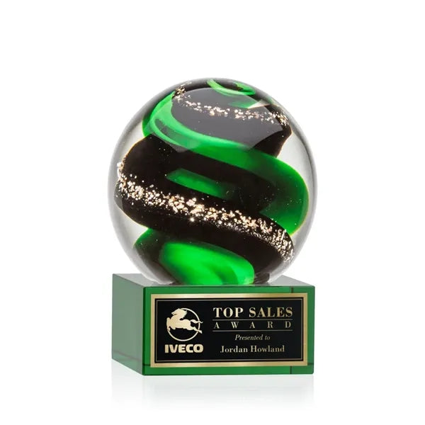 Zodiac Award on Hancock Base - Green