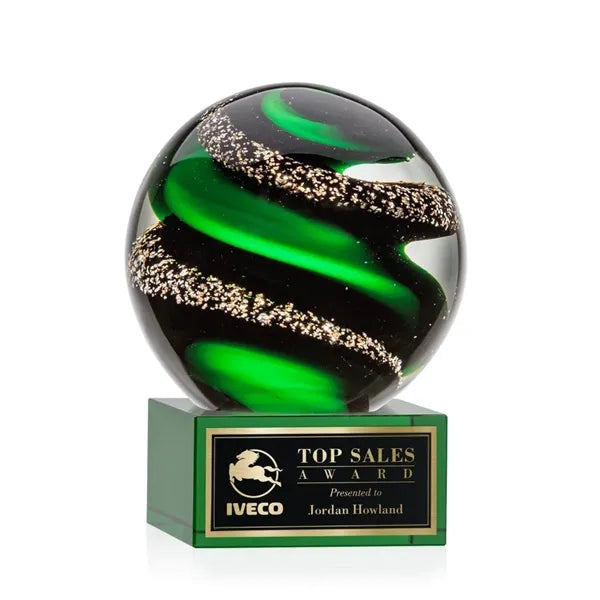 Zodiac Award on Hancock Base - Green
