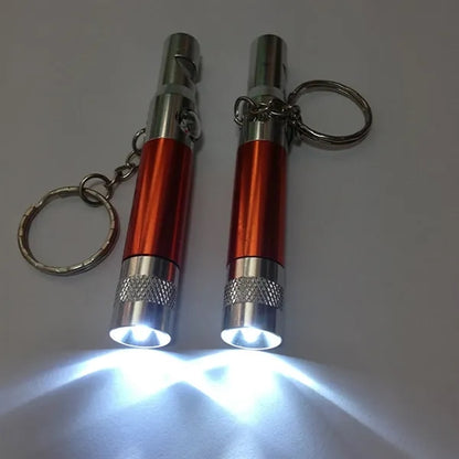 3 in 1 Keychain Flashlight Compass Whistle