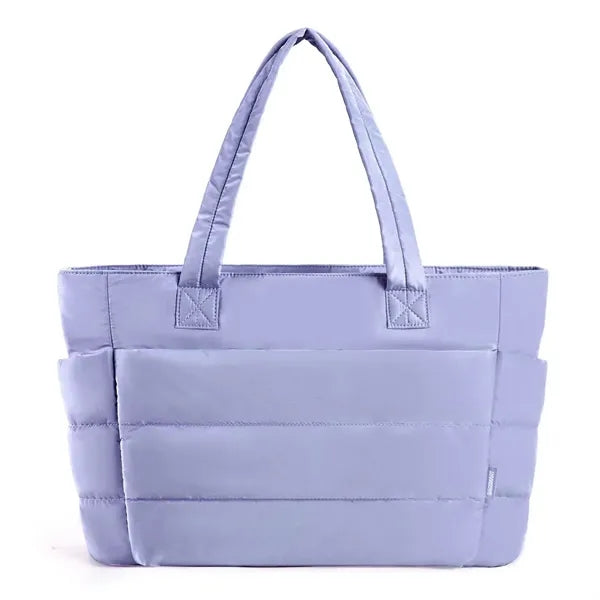 Tote Bag, Puffer Tote Bag Large Quilted Shoulder Bag for Wor
