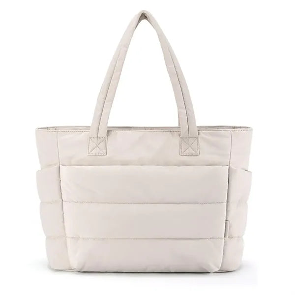 Tote Bag, Puffer Tote Bag Large Quilted Shoulder Bag for Wor