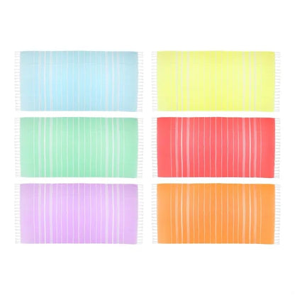 71"x39"Large Cotton Turkish Beach Towel W/ Tassel