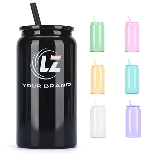 16oz. Fashionable Stainless Steel Insulated Mason Jar