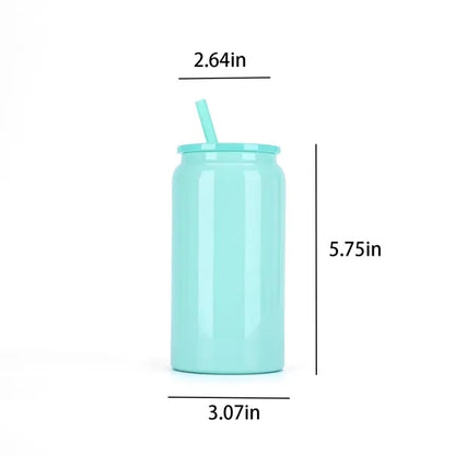 16oz. Fashionable Stainless Steel Insulated Mason Jar