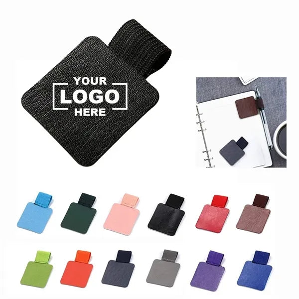 PU Leather Self-Adhesive Elastic Pen Loop