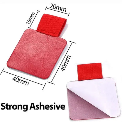PU Leather Self-Adhesive Elastic Pen Loop