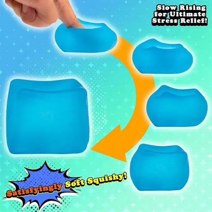 Translucent Squishy Cube Stress Reliever Toy
