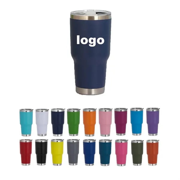 30 Oz Stainless Steel Vacuum Insulated Tumbler with Lid