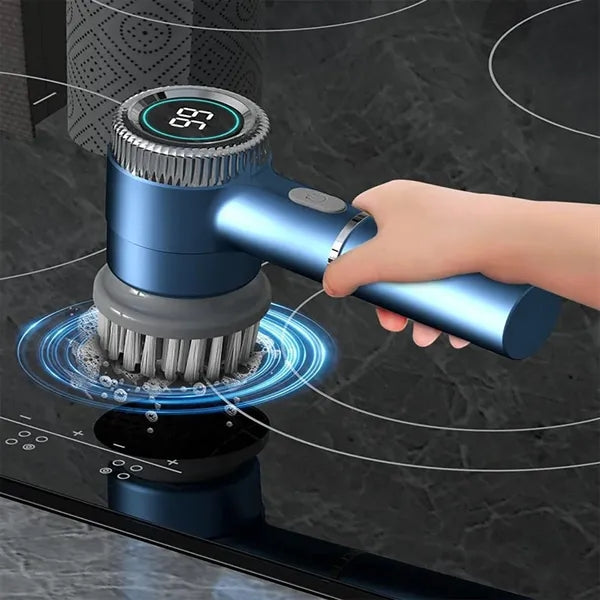 Electric Wireless Charging Kitchen Dishwashing Brush