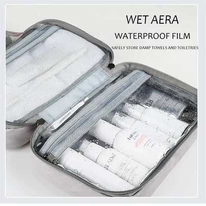 Hook-Style Makeup And PU Waterproof Toiletries Storage Bags