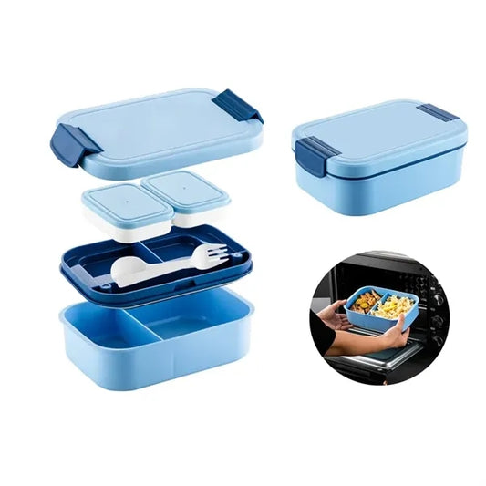 Large Capacity Bento Lunch Box with 5 Compartments