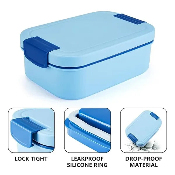 Large Capacity Bento Lunch Box with 5 Compartments