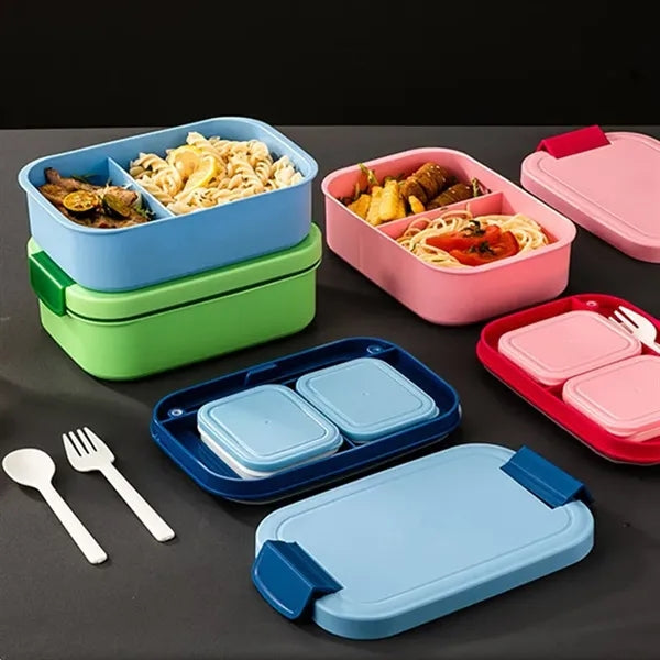 Large Capacity Bento Lunch Box with 5 Compartments