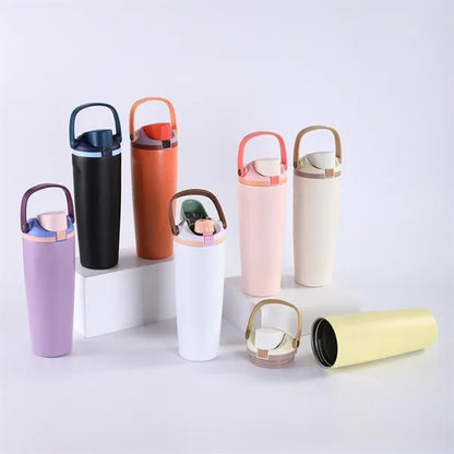 30oz Stainless Steel Double Wall Vacuum Tumbler- Hot & Cold