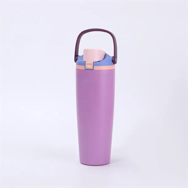 30oz Stainless Steel Double Wall Vacuum Tumbler- Hot & Cold