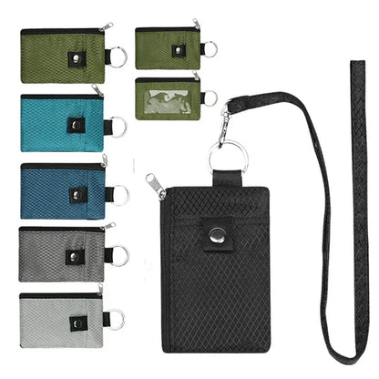 Slim RFID Blocking Wallet with ID Window & Card Slots