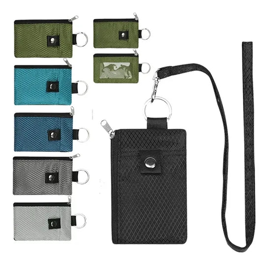 Slim RFID Blocking Wallet with ID Window & Card Slots