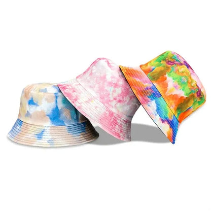 Unisex Print Double-Side-Wear Reversible Bucket Hat
