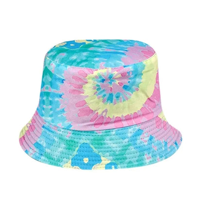 Unisex Print Double-Side-Wear Reversible Bucket Hat