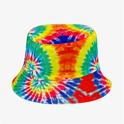 Unisex Print Double-Side-Wear Reversible Bucket Hat