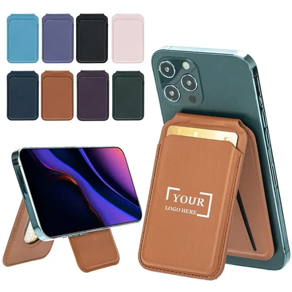 Magnetic Wallet With Foldable Kickstand
