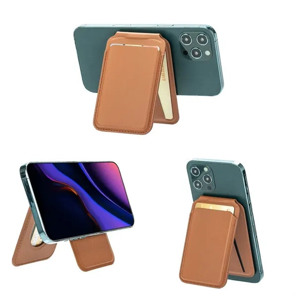 Magnetic Wallet With Foldable Kickstand